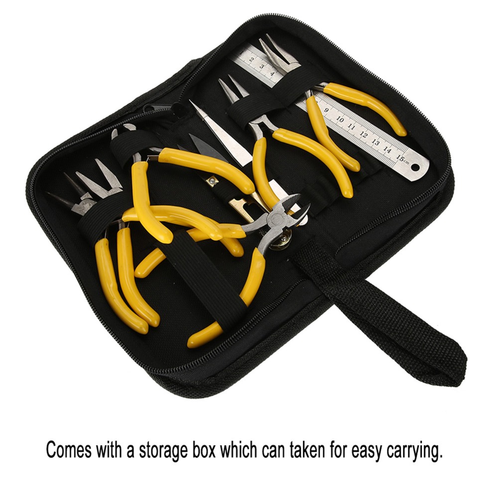 Jewelry Making Pliers Set - 9-delige set combinatiegereedschap voor het maken