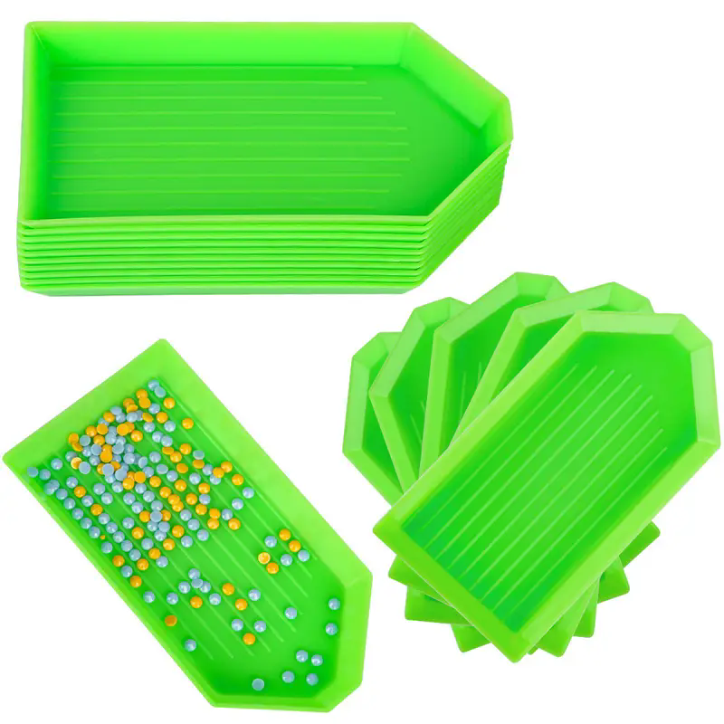 Bead Organizer Tray - 6 stks/set Plastic Diamant Schilderij Kraal