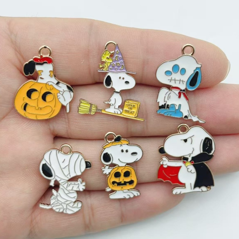 Jewelry Making Factory - 10 stuks schattige Halloween cartoon puppy