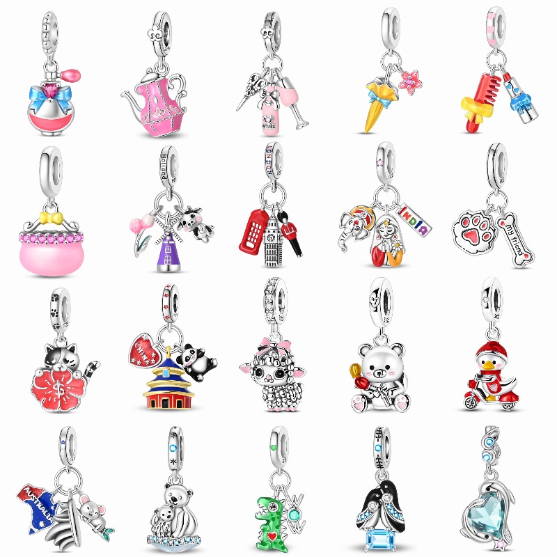 Jewelry Making London - Travel Series Originele Charm 925 Zilveren