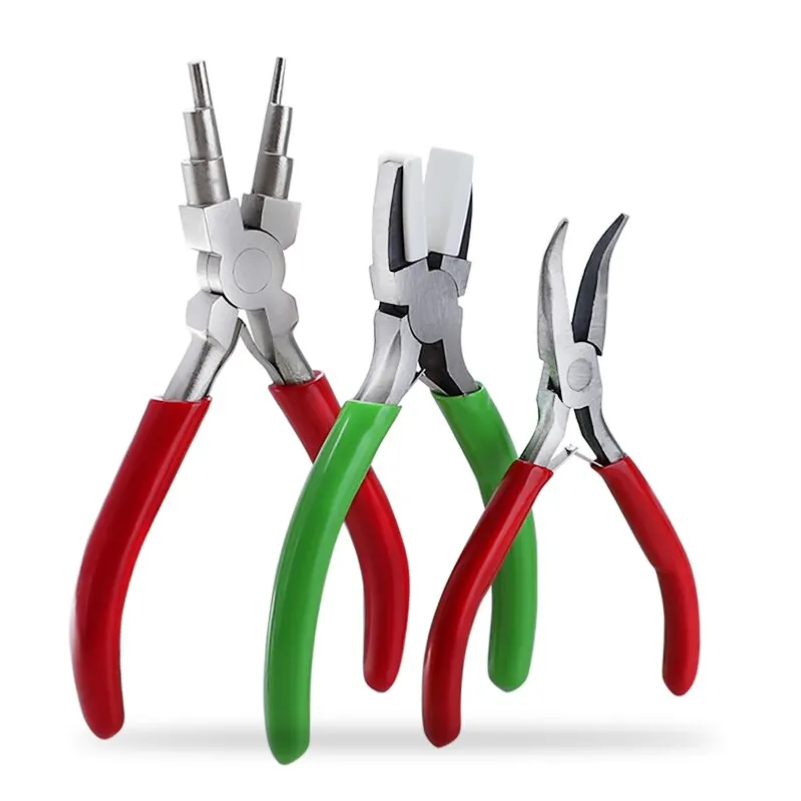 Jewelry Making Pliers Set - 3-delige sieradentangset 6-in-1 oogjeszet tang nylon