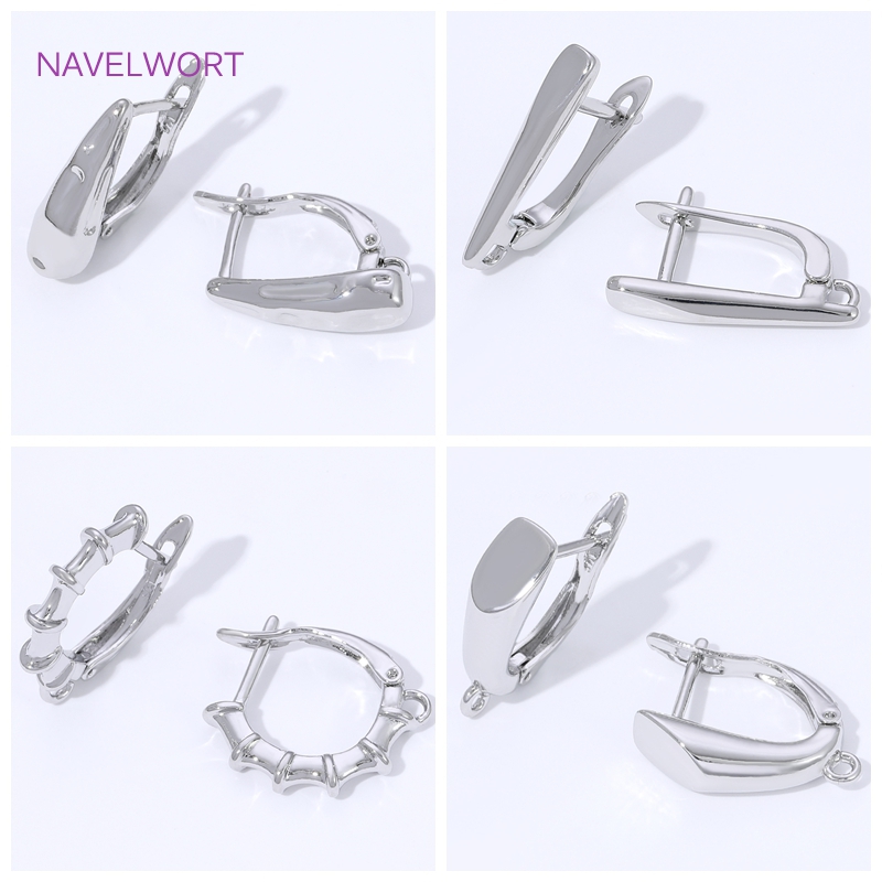 Jewelry Making Earring Supplies - 18K vergulde gladde oorhaakjes oorhaakjes sluiting