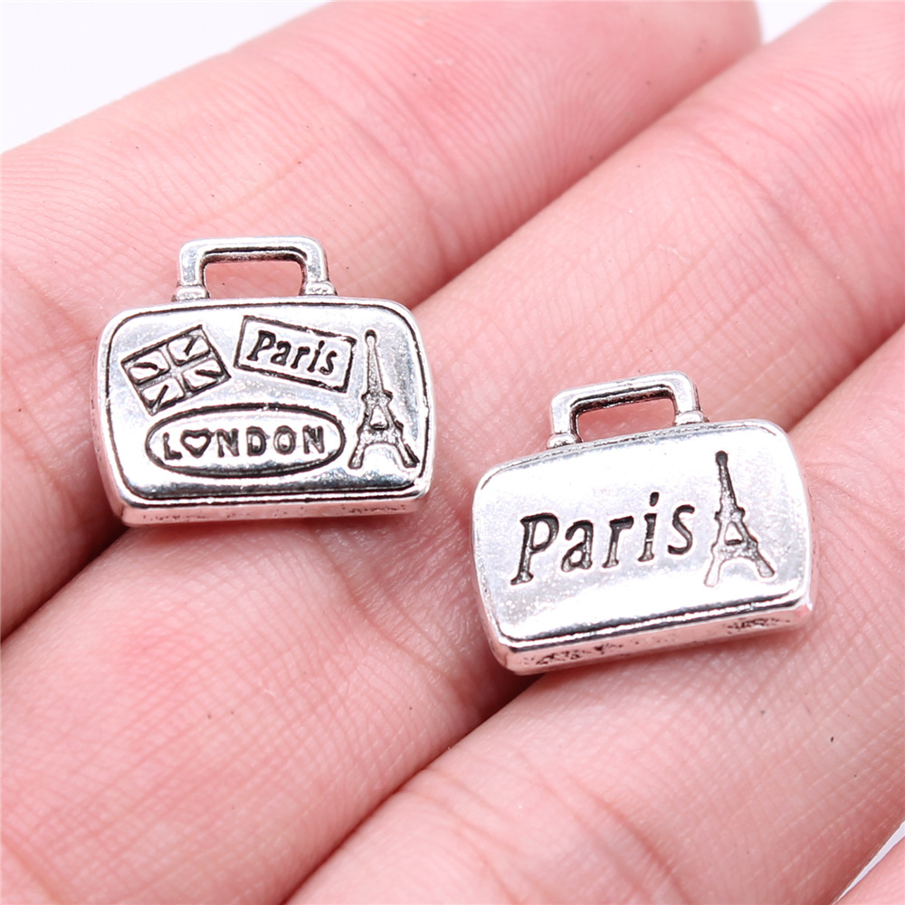 Jewelry Making London - Wysiwyg 5Pcs 16X14Mm Antieke Zilveren Kleur