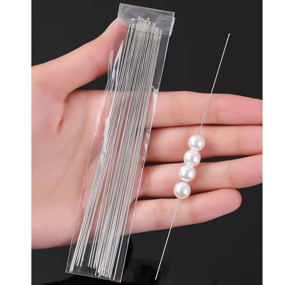 Jewelry Making Using Beads - 10/100 stuks kralennaalden met buisje, voor