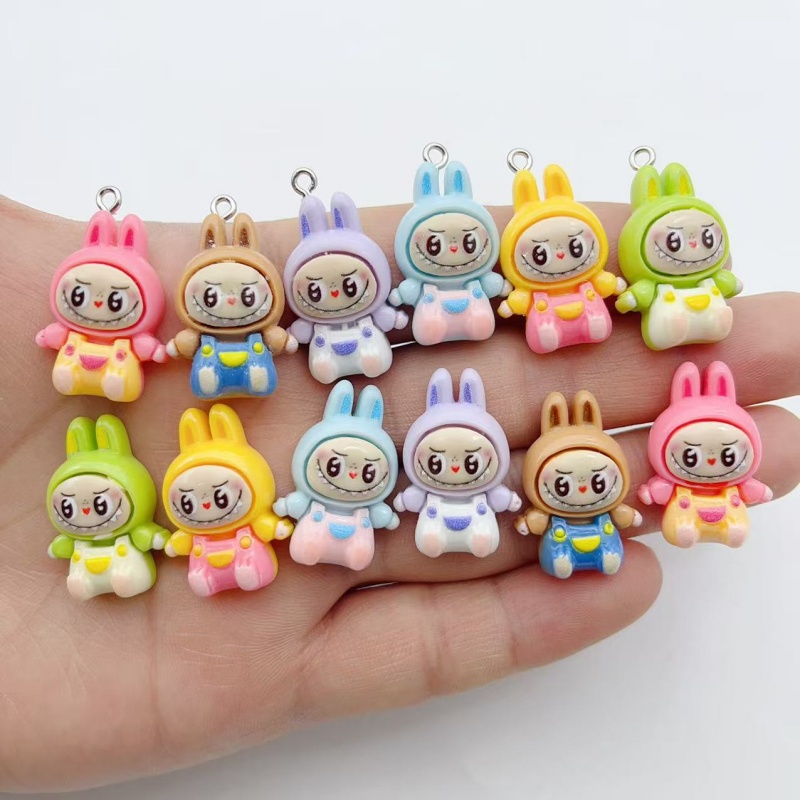 Jewelry Making Factory - 10 stuks Kawaii Konijn Aardbei Huis
