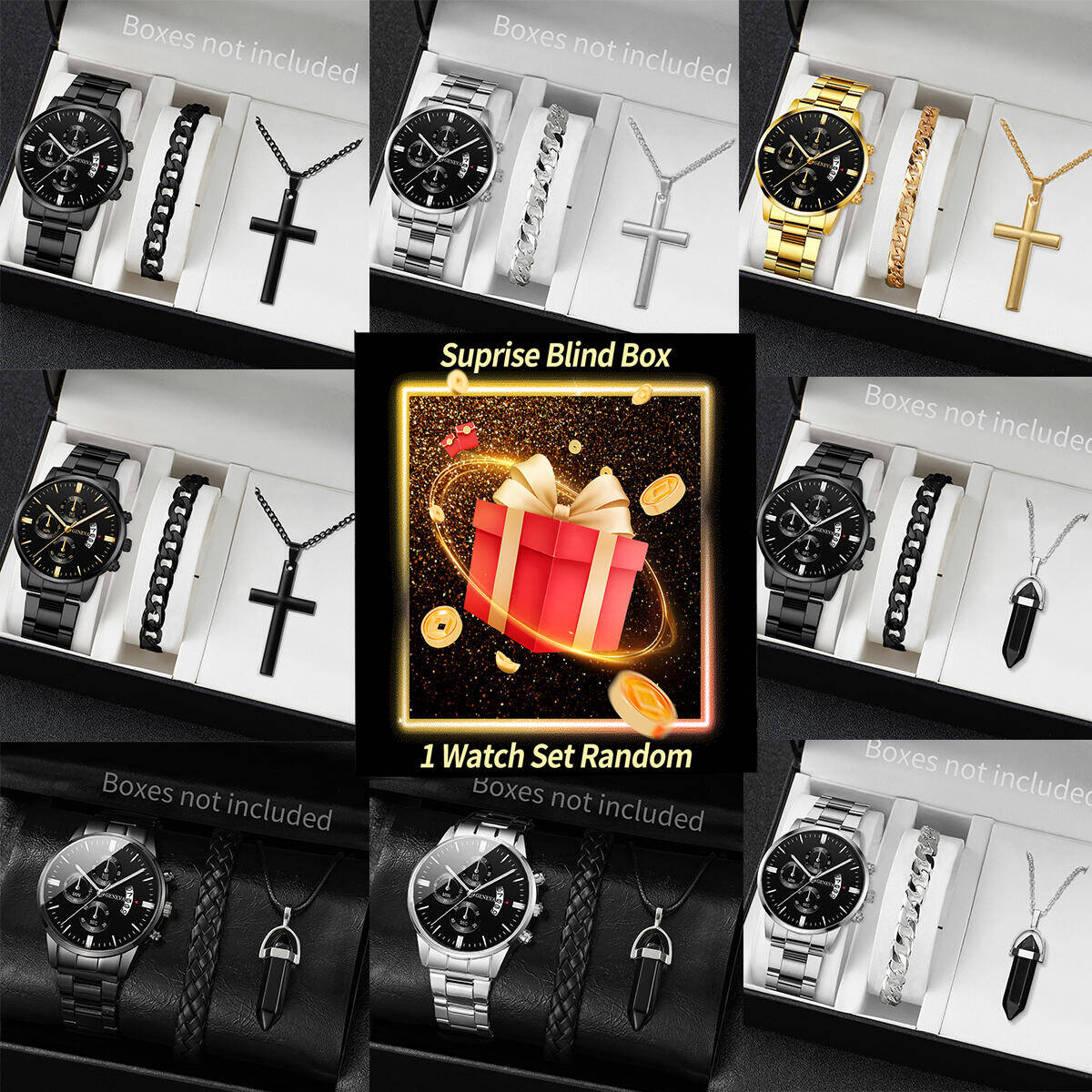 Jewelry Making Box - Verrassing Mystery Horloge Blind Box-3 stks/set