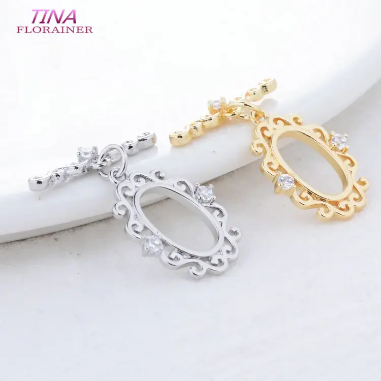 Toggle Clasp Gold - 15*20Mm 14K Goud Kleur Messing Met