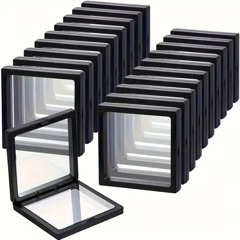 Jewelry Making Box - 20 stuks Clearview 3D drijvende vitrines