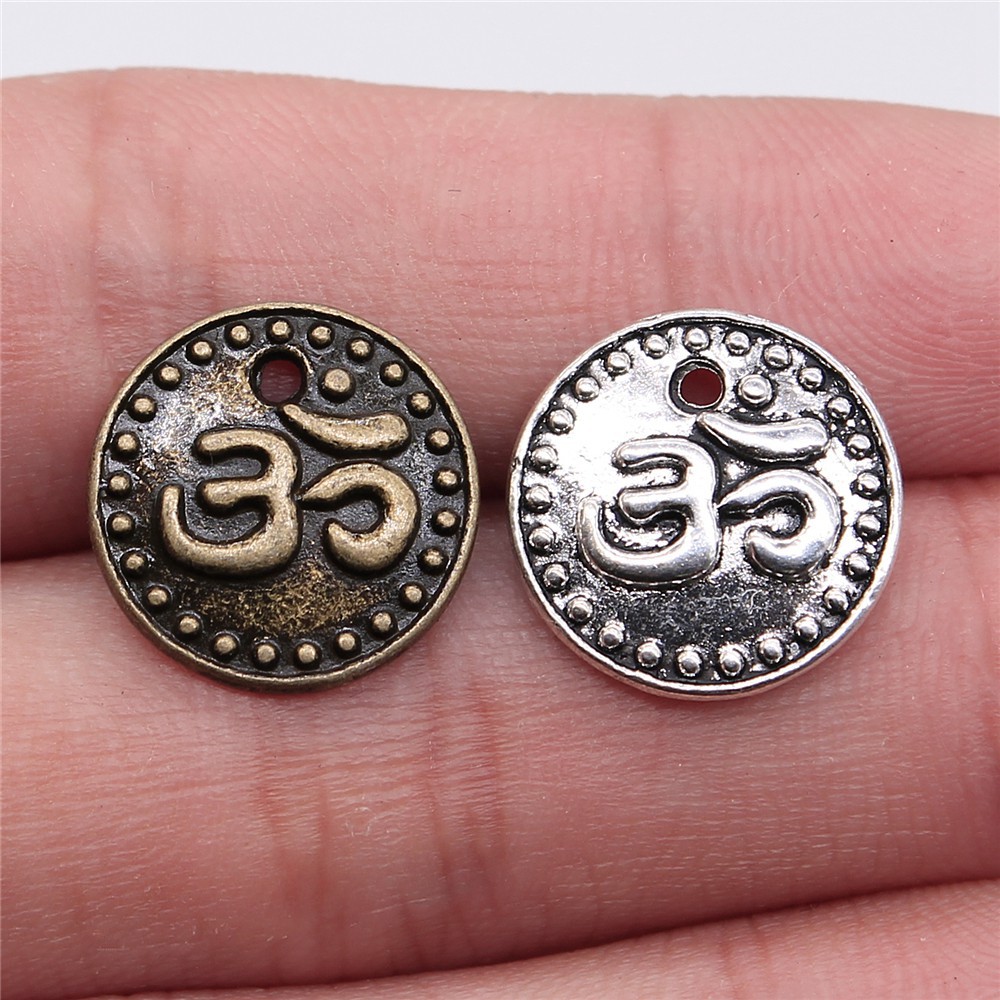 Jewelry Making The Well - Om Yoga Meditatie Symbool Charm Hanger