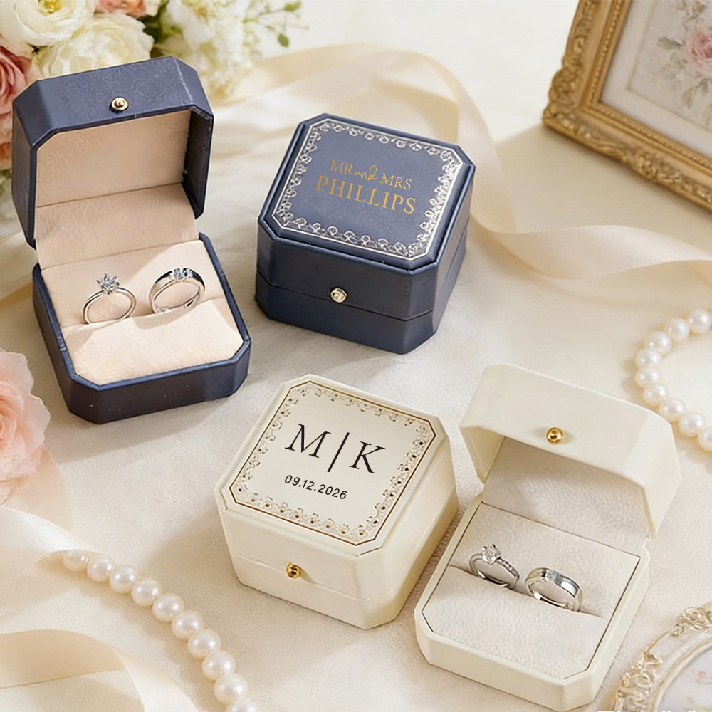 Gepersonaliseerde ringendoos v - Jewelry Making Box recensie en prijs