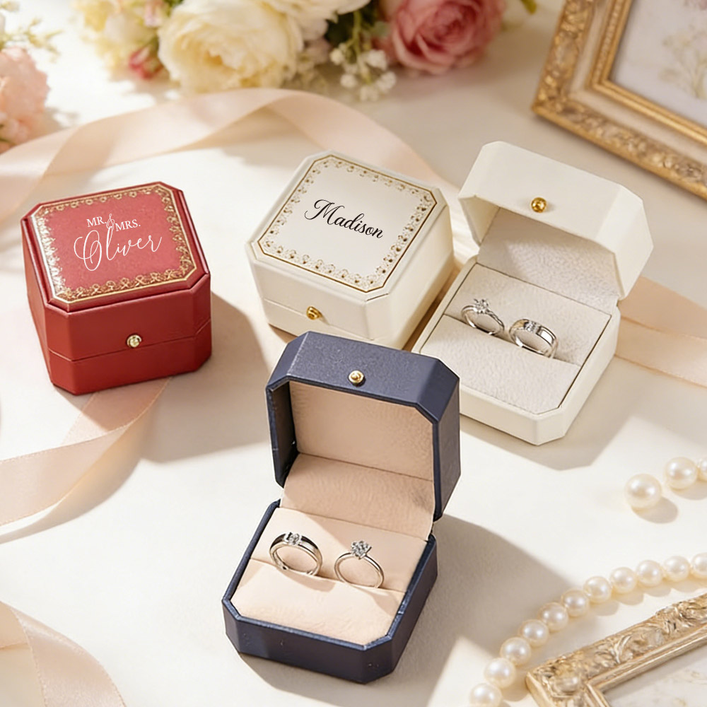 Gepersonaliseerde ringendoos v - Jewelry Making Box recensie en prijs