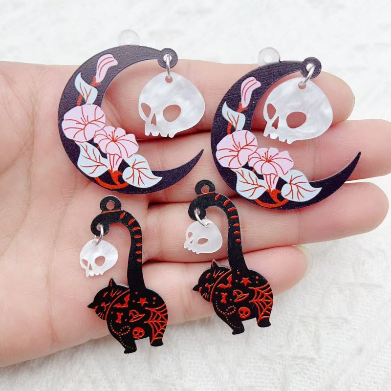 10 stuks Halloween acryl geest - Jewelry Making Factory recensie en prijs