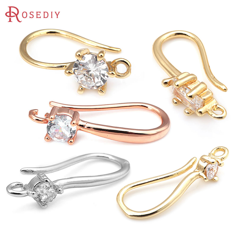 18K goudkleurig messing met zi - Jewelry Making Earring Supplies recensie en prijs
