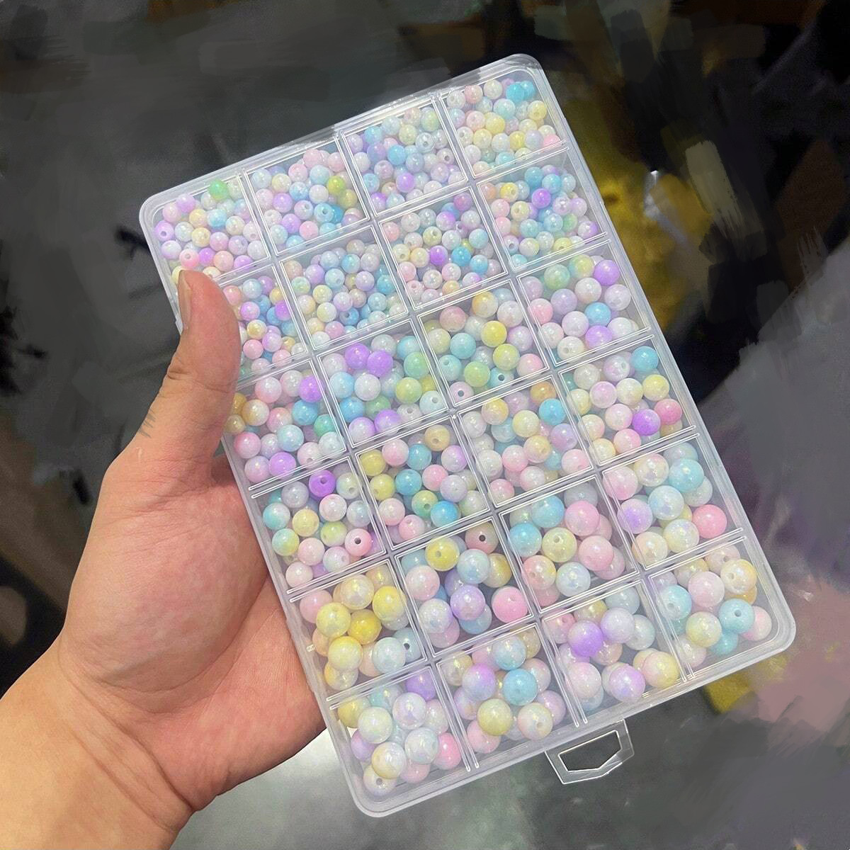 800 stuks/24 vakjes doos 6mm/8 - Jewelry Making Box recensie en prijs