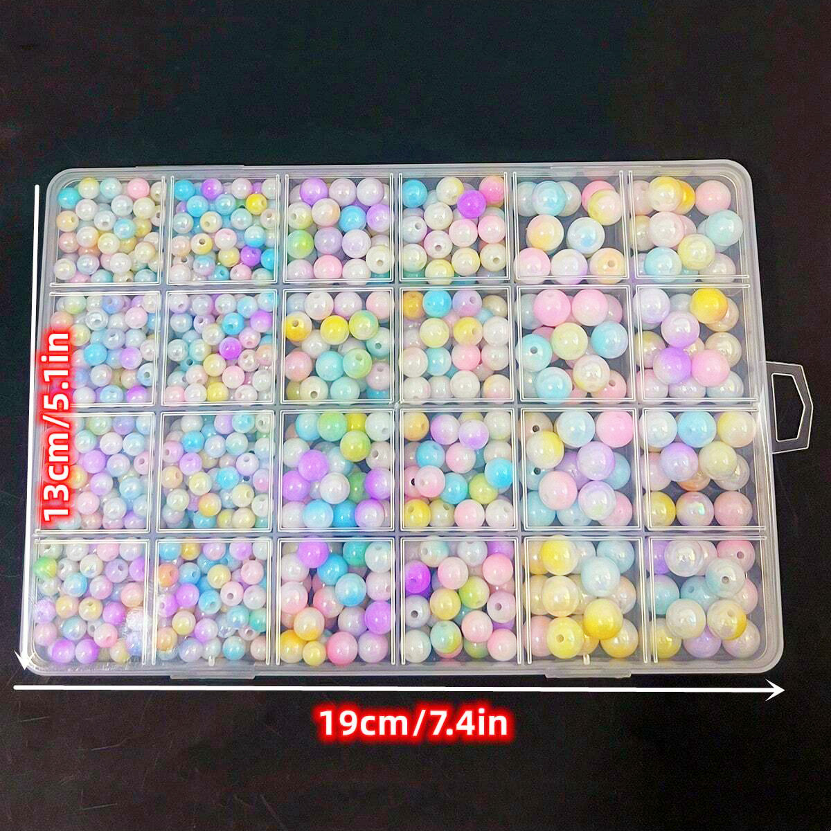 800 stuks/24 vakjes doos 6mm/8 - Jewelry Making Box recensie en prijs