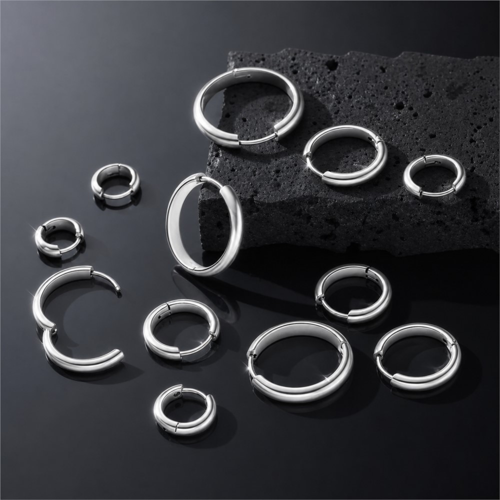 4 stuks roestvrijstalen ronde  - Jewelry Making Charms recensie en prijs