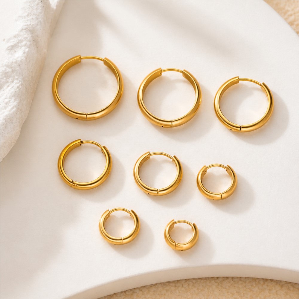 4 stuks roestvrijstalen ronde  - Jewelry Making Charms recensie en prijs