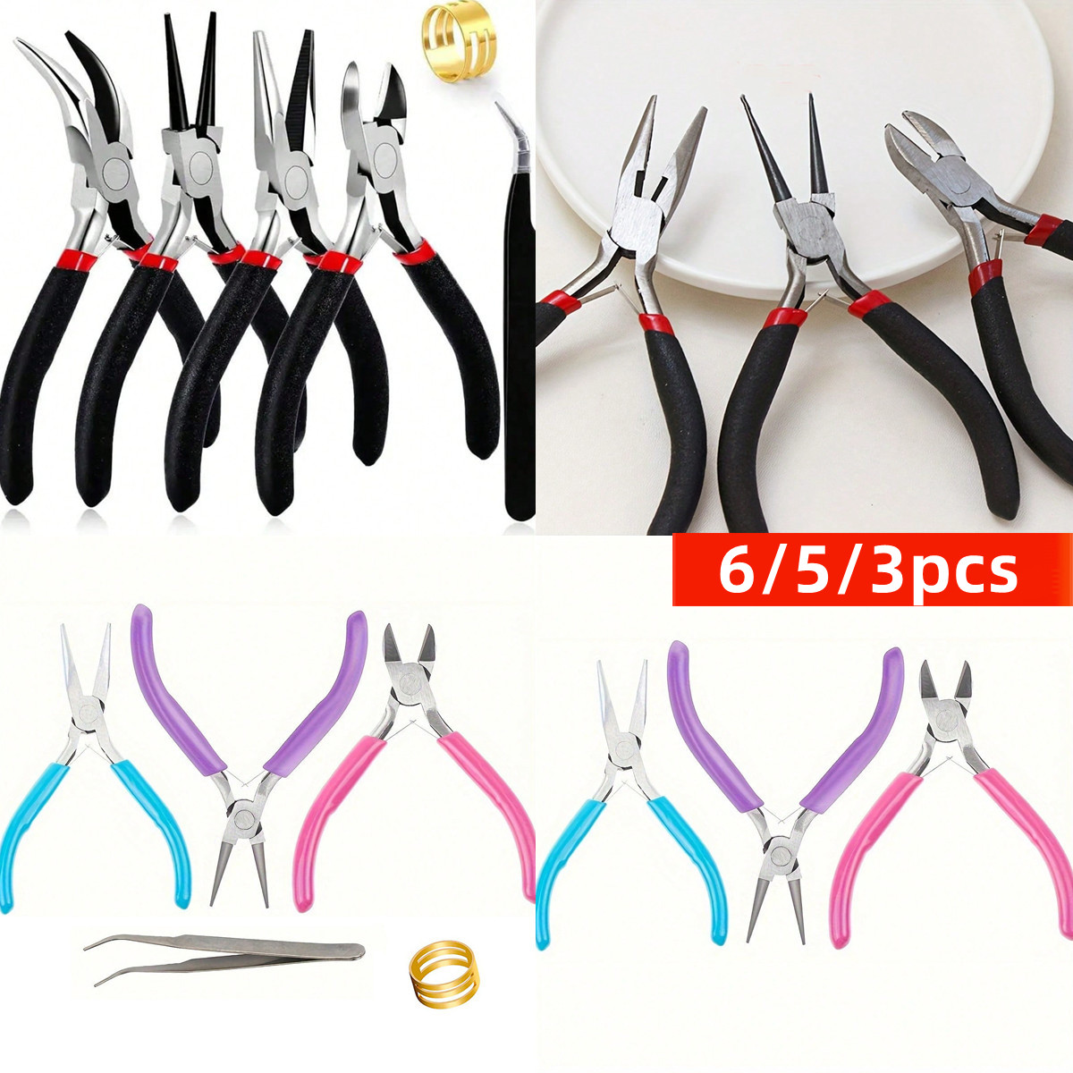 6/5/3-delige gereedschapset vo - Jewelry Making Pliers Set recensie en prijs