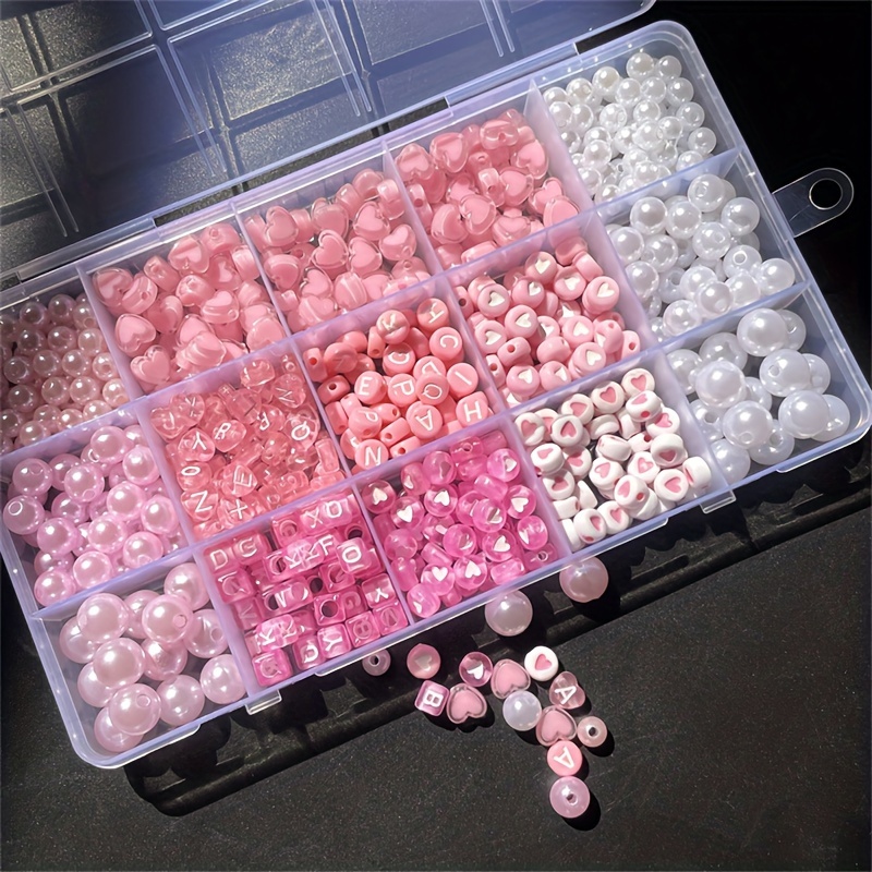 10-delige roze alfabetdoos, ac - Jewelry Making Box recensie en prijs