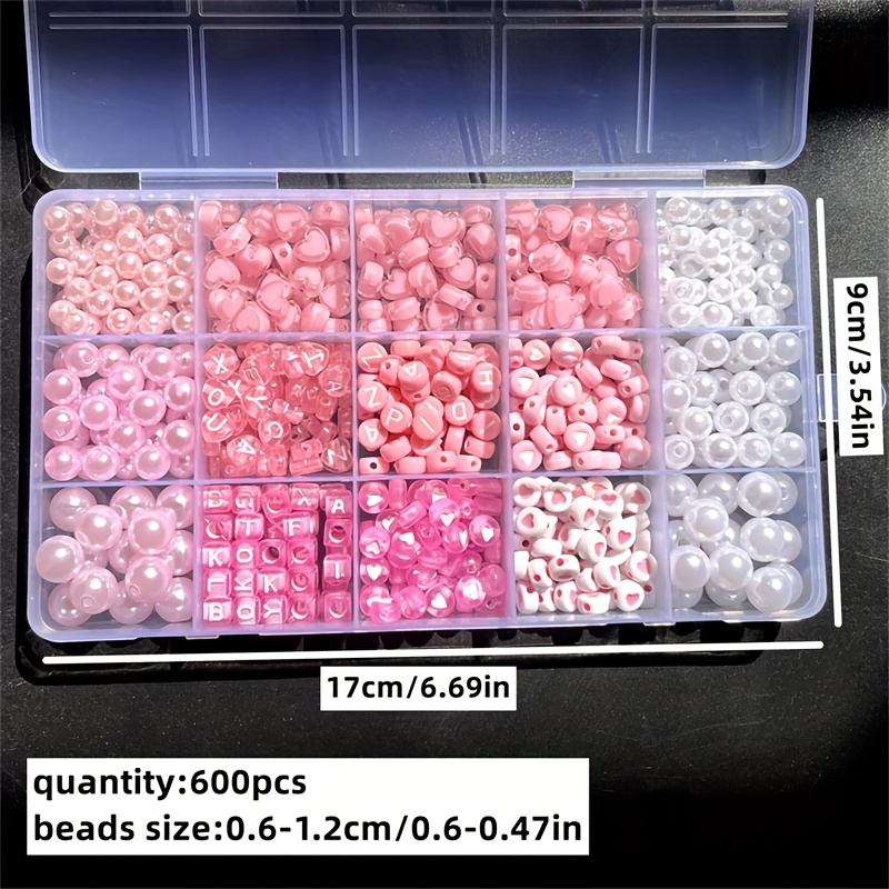 10-delige roze alfabetdoos, ac - Jewelry Making Box recensie en prijs
