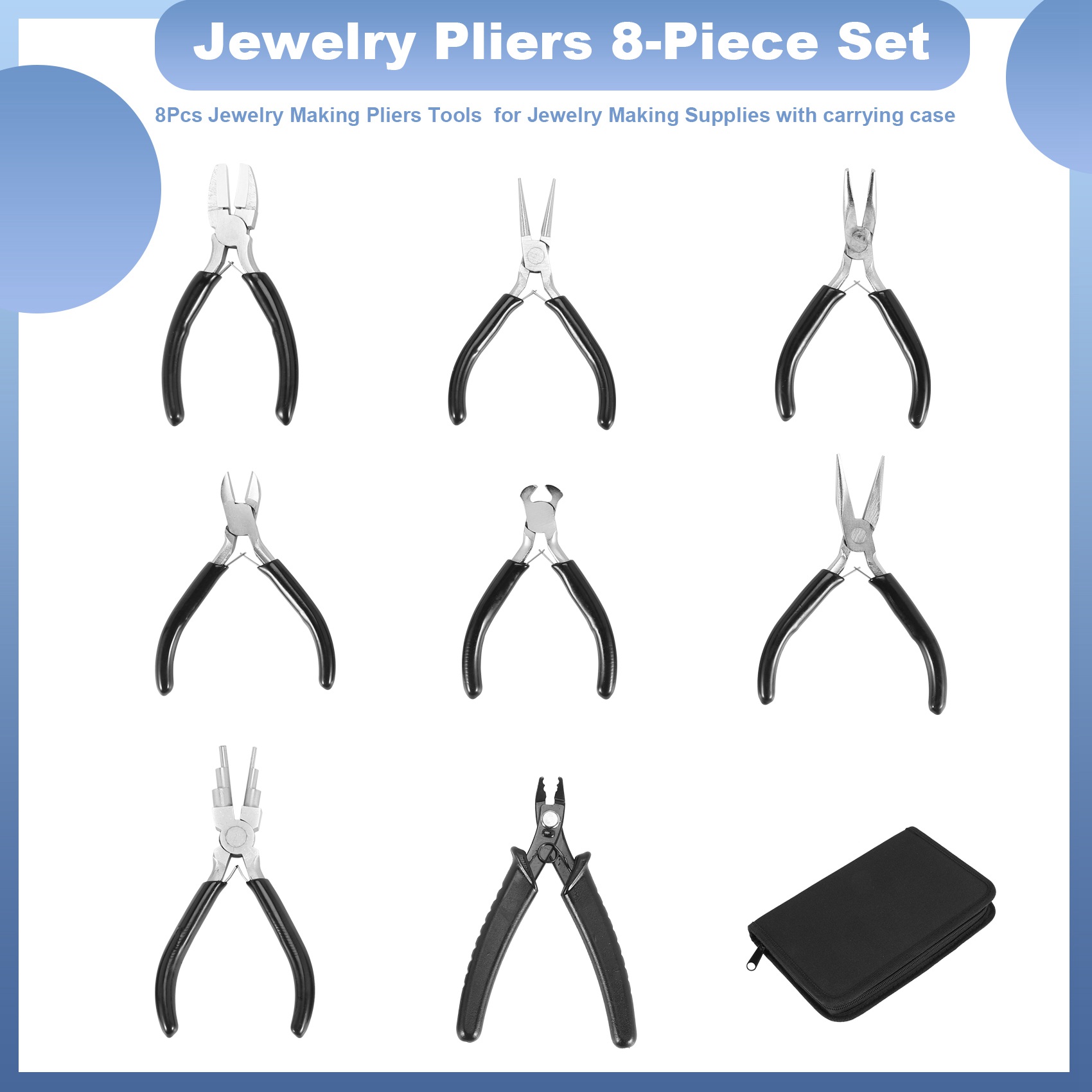 A23E-sieradentang, 8-delige si - Jewelry Making Pliers Set recensie en prijs