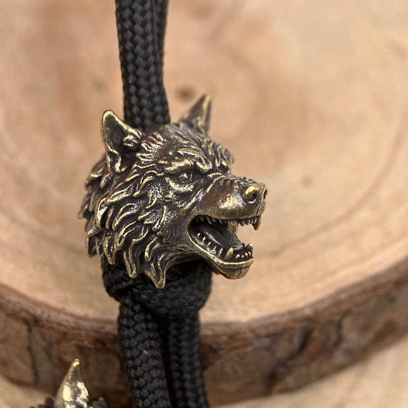 Vintage messing wolfkop ridder - Jewelry Making Using Beads recensie en prijs
