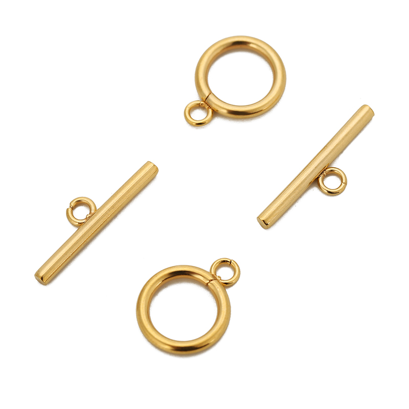 5/10 Sets/pak Rvs Ot Toggle Sl - Toggle Clasp Gold recensie en prijs