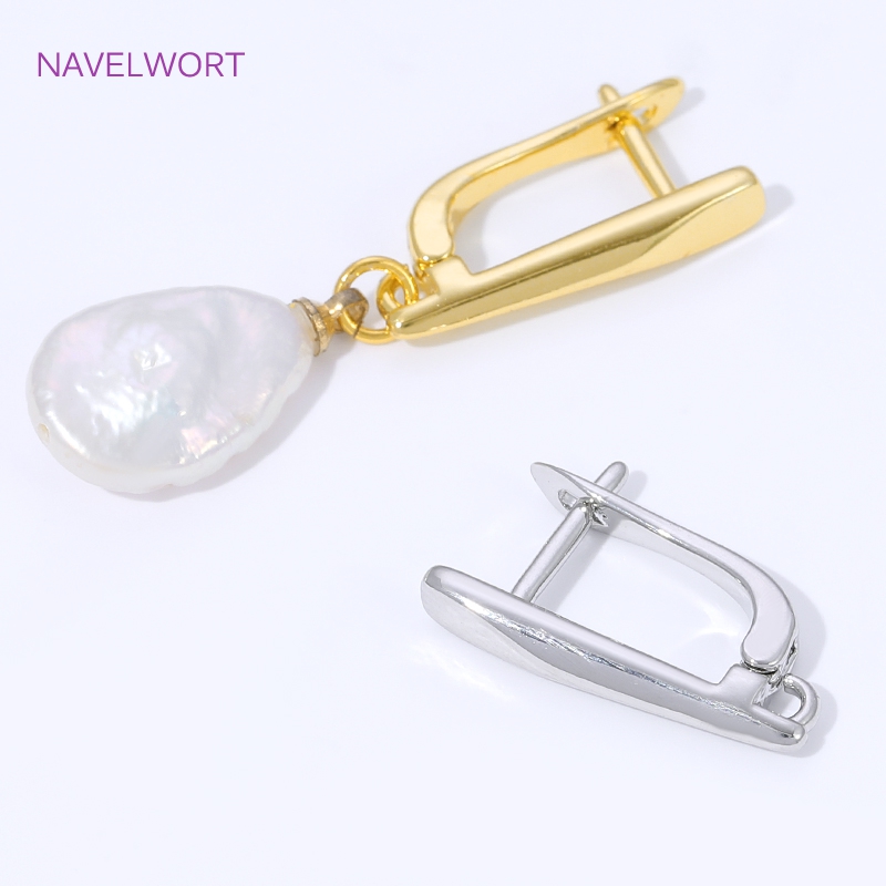 18K vergulde gladde oorhaakjes - Jewelry Making Earring Supplies recensie en prijs
