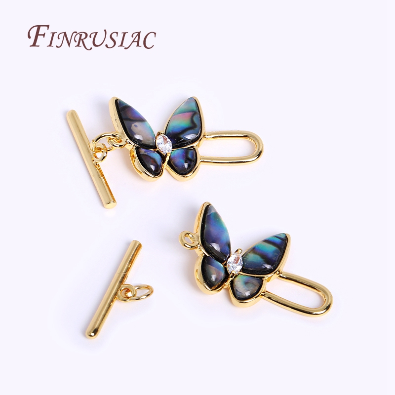 3-stijl vergulde abalone schel - Toggle Clasp Gold recensie en prijs