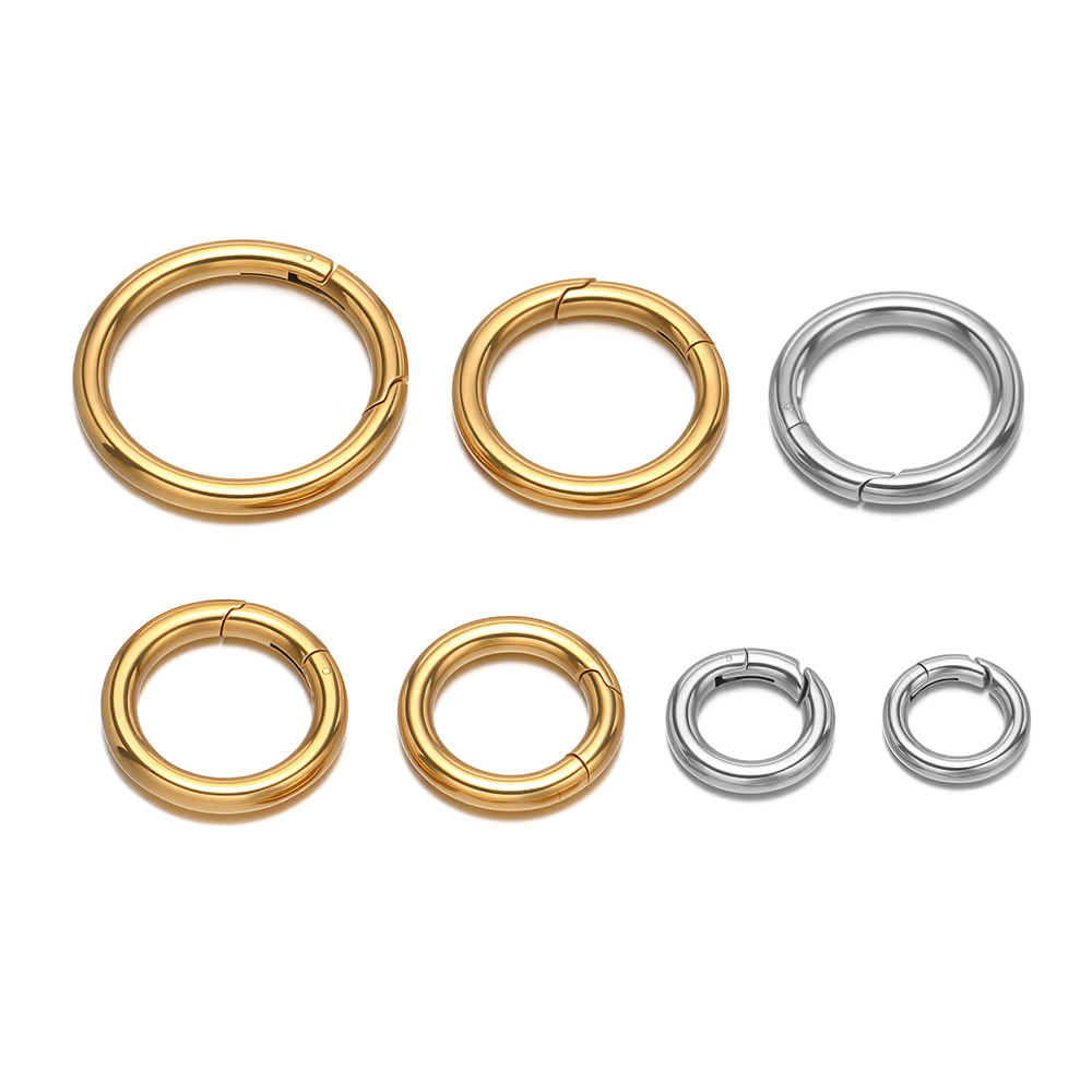 2 stks/partij Ronde Lente Slui - Jewelry Making Factory recensie en prijs