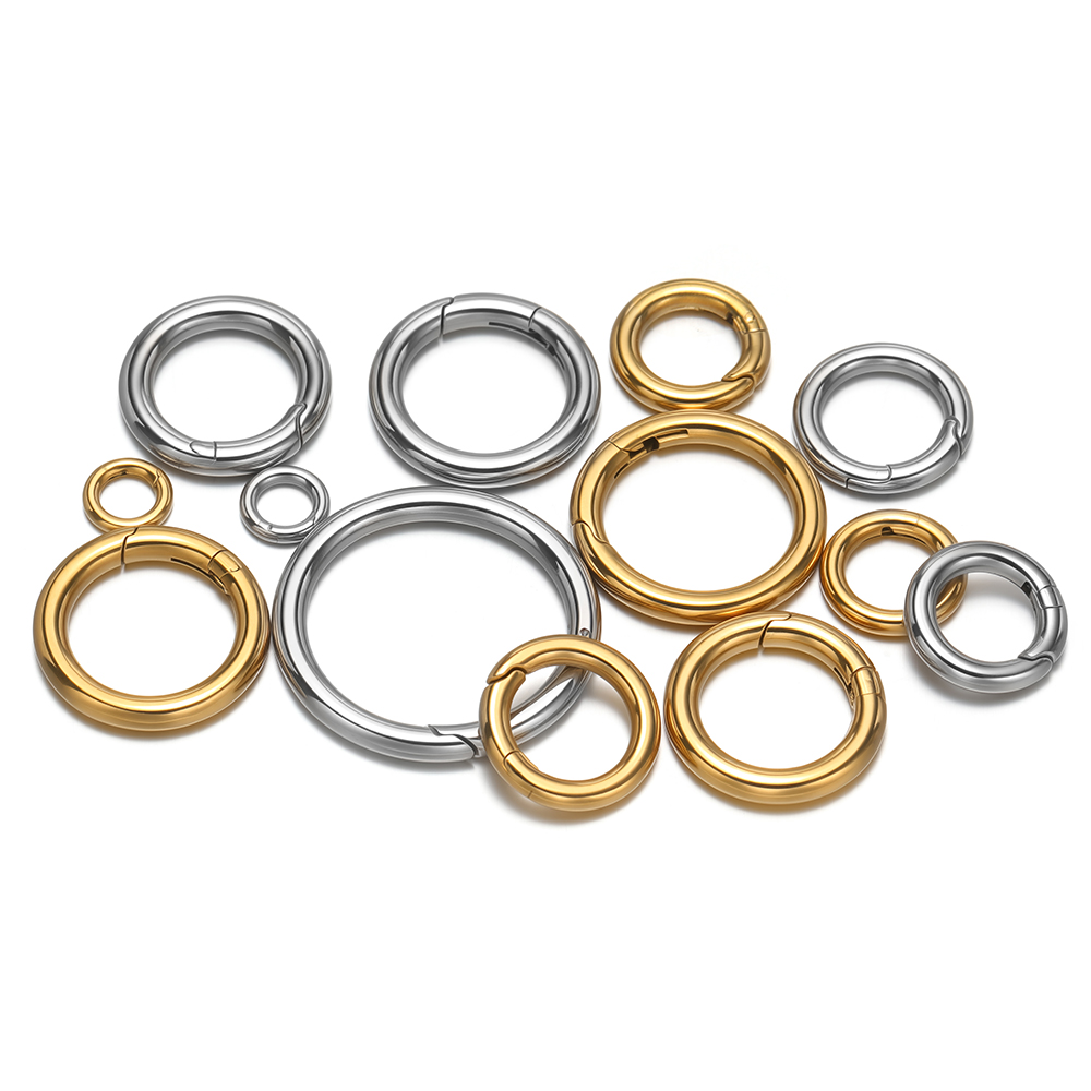 2 stks/partij Ronde Lente Slui - Jewelry Making Factory recensie en prijs