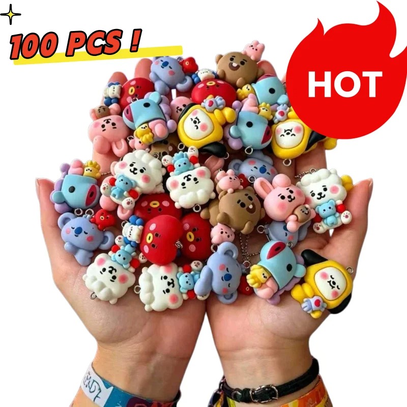 7 stks BT21 Hars Cartoon Charm - Jewelry Making Earring Supplies recensie en prijs