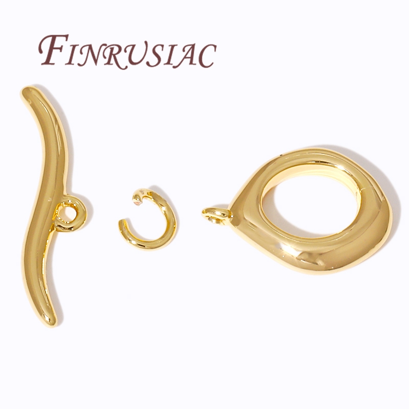 18K Vergulde OT Toggle Sluitin - Toggle Clasp Gold recensie en prijs