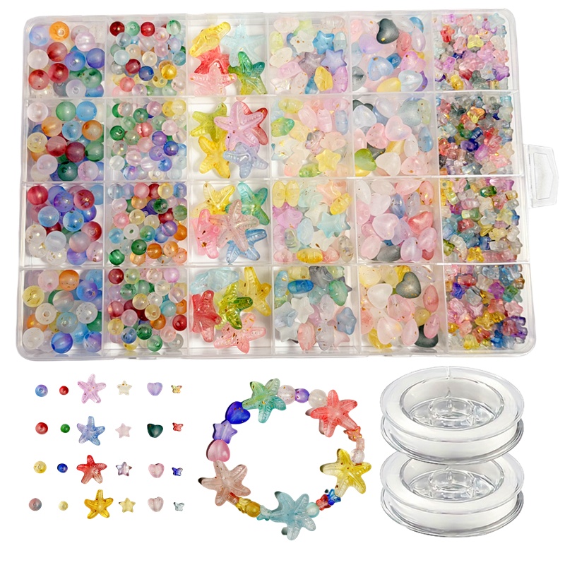 7-19mm 825 stuks Matte Gradien - Jewelry Making Box recensie en prijs