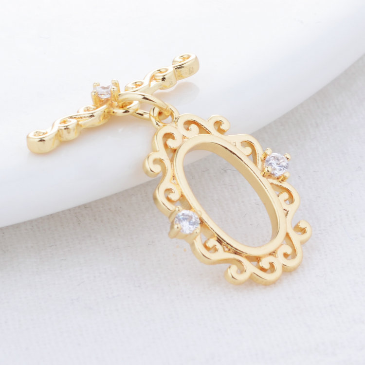 15*20Mm 14K Goud Kleur Messing - Toggle Clasp Gold recensie en prijs