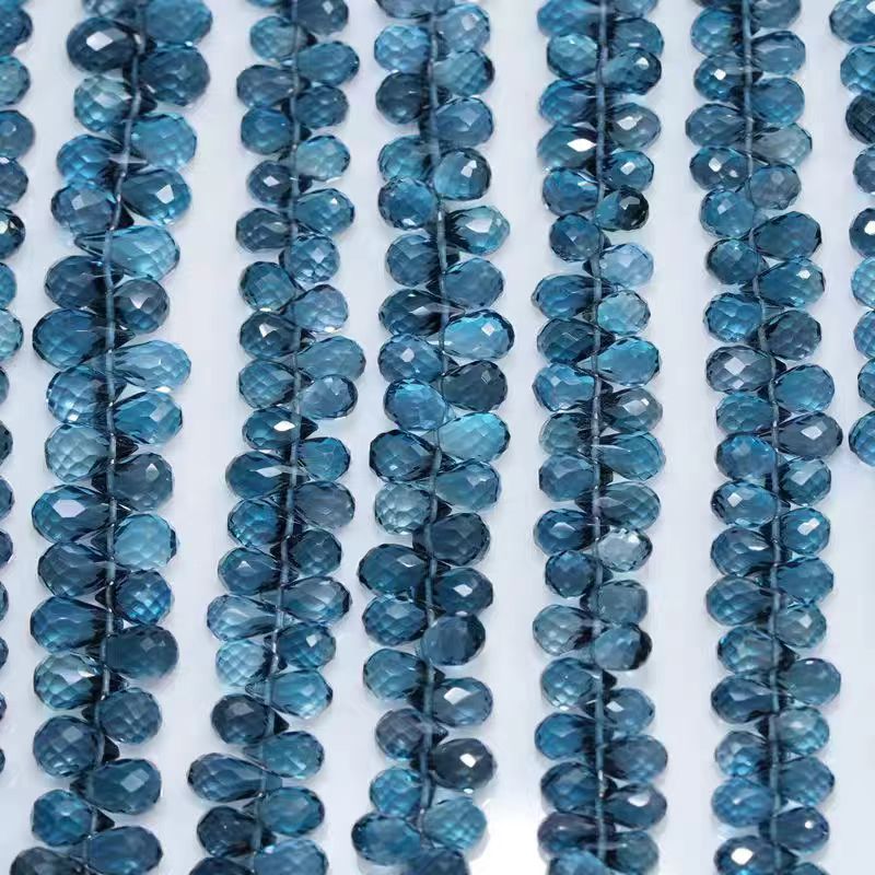 6A London blue Topaz drop face - Jewelry Making London recensie en prijs