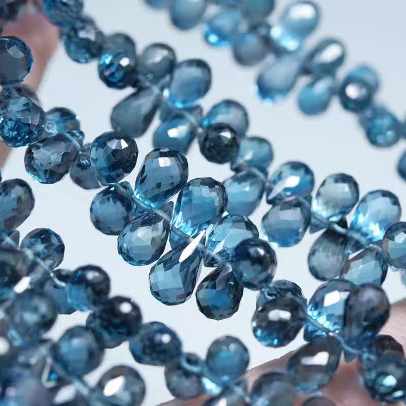 6A London blue Topaz drop face - Jewelry Making London recensie en prijs