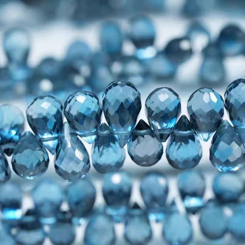 6A London blue Topaz drop face - Jewelry Making London recensie en prijs