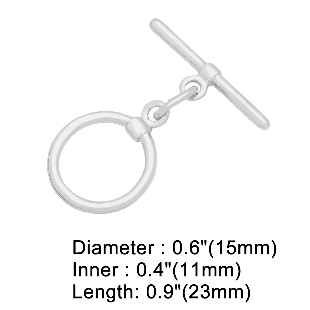 OCESRIO Trendy Toggle Ronde Sl - Toggle Clasp Gold recensie en prijs