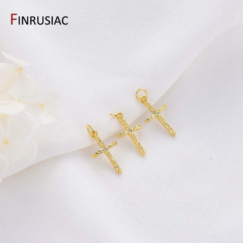 14K verguld messing kruis/Lond - Jewelry Making London recensie en prijs