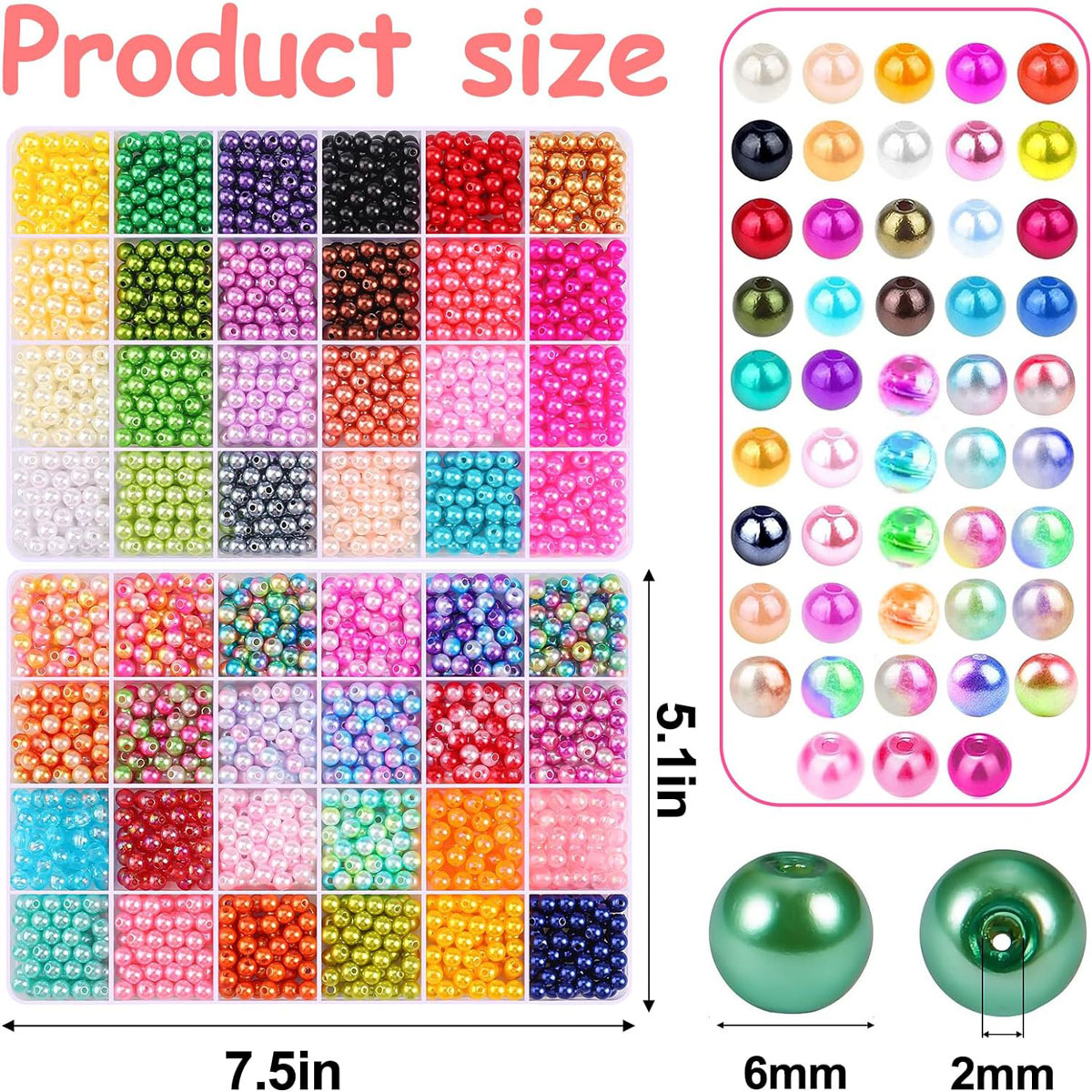 2400 Stuks 48 Compartimenten P - Bead Organizer Tray recensie en prijs