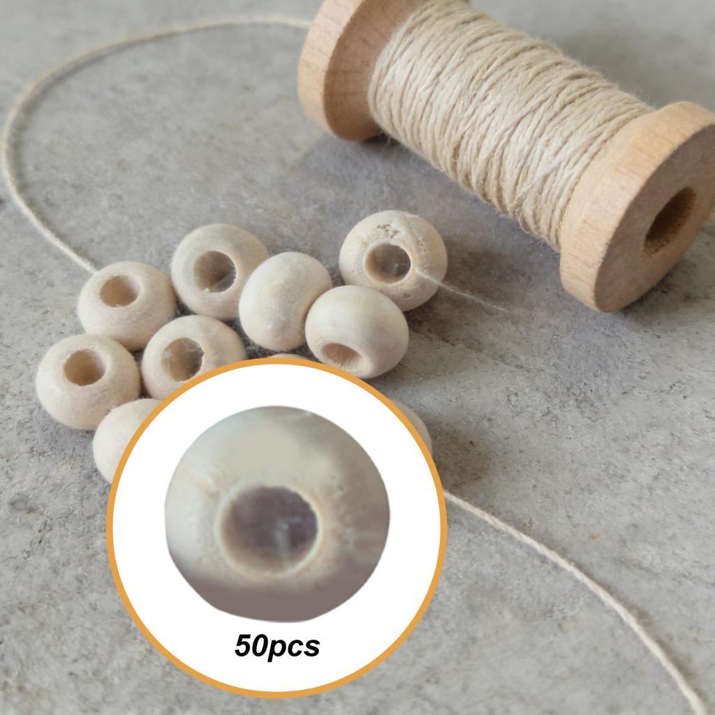 Natuurlijke houten losse krale - Jewelry Making The Well recensie en prijs